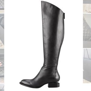 Alexander Wang back zip knee boots